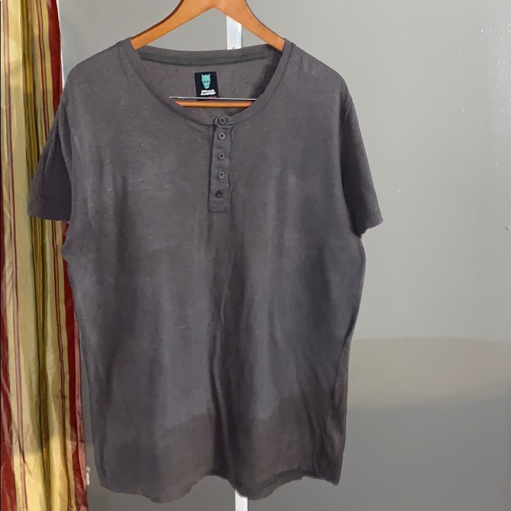 Grey speckled Henley